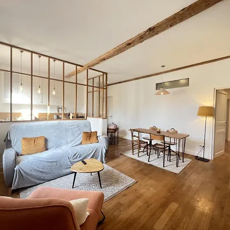 Appartement Woody - T3 Chaleureux Au Coeur De Saint-aubin *